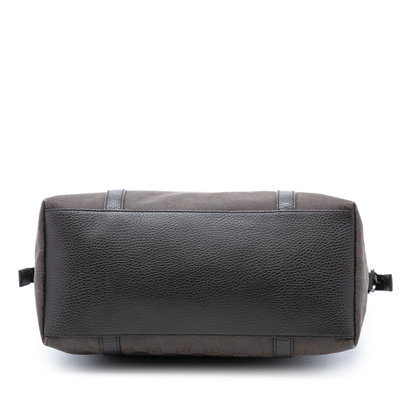 Pre-Loved Gucci GG Canvas Charm Dome Satchel - Picture 3 of 7